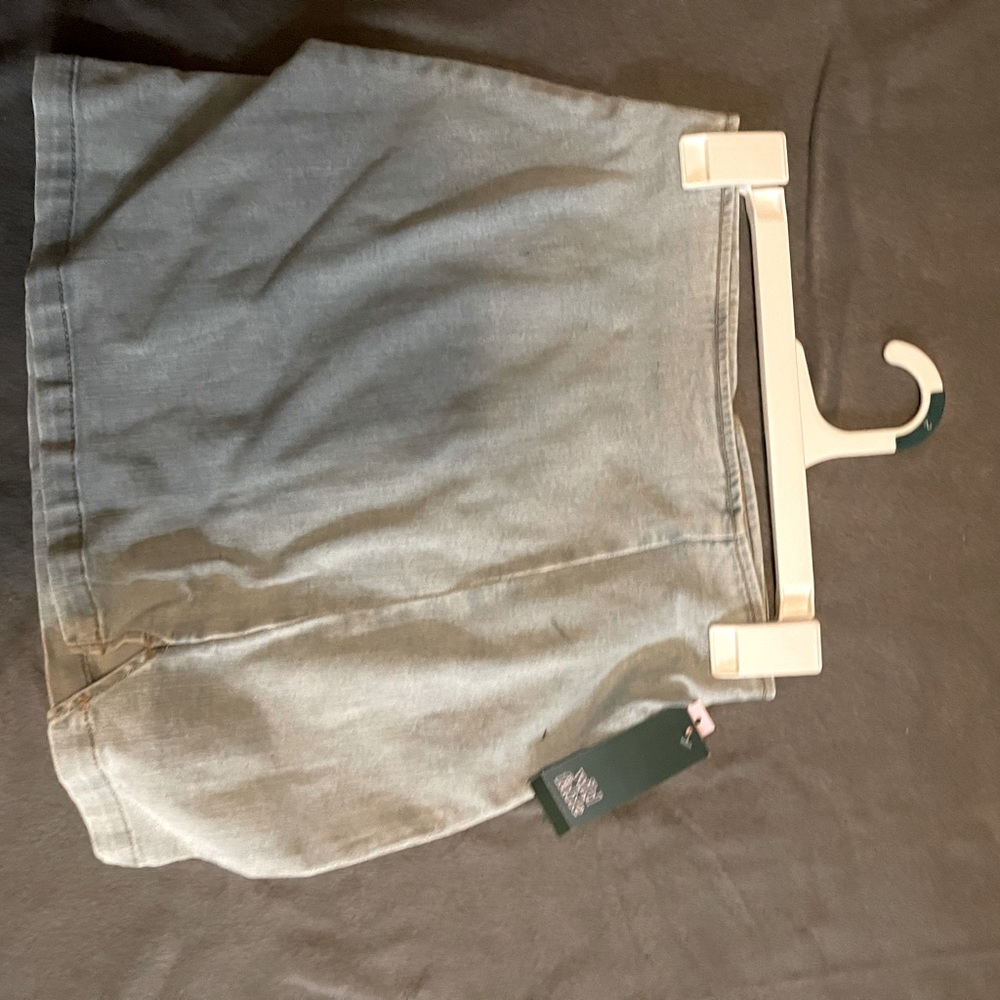 Light denim skirt